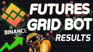 Binance Trading Bot Results Futures Grid bot [upl. by Airbmat]