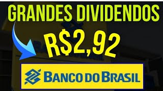 BBAS3 BANCO DO BRASIL DIVIDENDOS É COM ELE QUEDA É OPORTUNIDADE dividendos investir bbas3 [upl. by Beverly818]