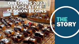 Oregon lawmakers kick off the long 2023 legislative session [upl. by Ydeh769]