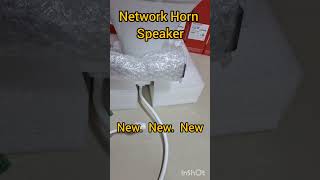 Hikvision Network Horn IP Speaker DSQAZ1307G1TE Unboxing [upl. by Ylrac]