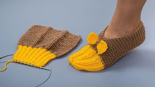 Simple model slippers without a seam on the sole [upl. by Leirua878]