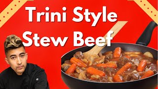 Trini style Stew beef 🥩 and dumplings by chef Ling [upl. by Oicam335]