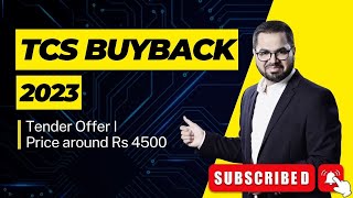 TCS Buyback 2023 I TCS Share News [upl. by Hippel409]