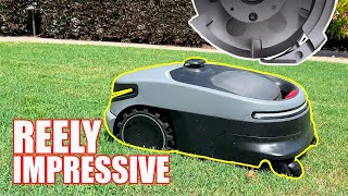 FIRST EVER Oasa R1 Robot Reel Mower with LIDAR  08quot to 4quot Cut x 13quot wide [upl. by Ambros]