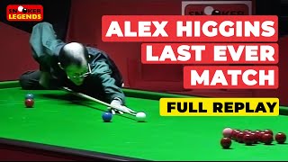 Alex Hurricane Higgins Last Ever Snooker Match [upl. by Manley463]