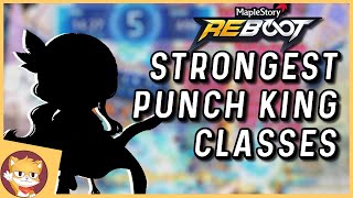 The Strongest Classes in MapleStory  Measured Trough Punch King  GMS  Reboot [upl. by Adnirol804]