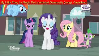 My Little Pony La Magia De La Amistad Generosity song Castellano [upl. by Etnoed51]