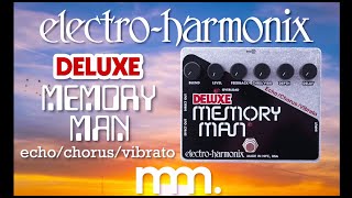 MusicMaker Presents  EHX DELUXE MEMORY MAN The Most Popular Analog Delay Ever EHX [upl. by Asum]