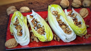 ENDIVES aux NOIX et au ROQUEFORT la meilleure salade de réveillon [upl. by Trixi]