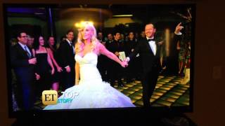 Donnie Wahlberg and Jenny McCarthys wedding on Entertainment Tonight [upl. by Mazurek]