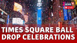 Times Square Live  Watch LIVE The New Year’s Eve 2024 Ball Drop And Festive Performances  N18L [upl. by Garey709]