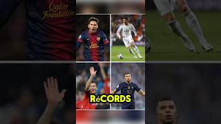 RÉCORDS más dificiles del MUNDO barcelona realmadrid bayern messi cr7 mbappe futbol shorts [upl. by Eineg625]