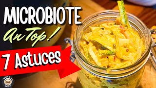 RECETTE REEQUILIBRAGE DU MICROBIOTE INTESTINAL  7 ASTUCES ULTRAPROBIOTIQUES [upl. by Dyana]