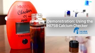 Video Demonstration Using the HI758 Hanna Calcium Checker [upl. by Jerry]