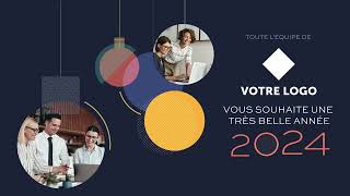 Carte voeux vidéo photos entreprise 2024 🎄🥳 FX142  Vidéostorytelling by Néologis [upl. by Bush]