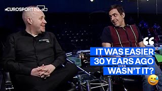 Ronnie O’Sullivan and John Higgins share fascinating snooker insight  Eurosport Snooker [upl. by Avivah]