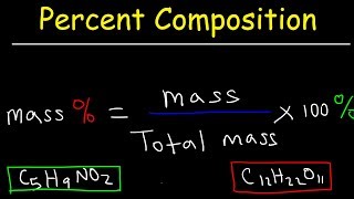 Percent Composition By Mass [upl. by Rbma772]