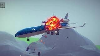 Besiege Plane Crash compilation 2 [upl. by Seidule]