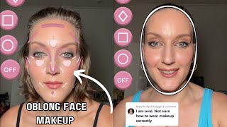 Why you SHOULD NEVER Contour for Oblong Face Shape [upl. by Margalit961]