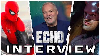 ECHO Interview  Vincent DOnofrio Reveals Which Marvel Avenger Should Kill Kingpin [upl. by Enneite]