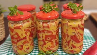 ZIMNICA PREUKUSNE PAPRIKE U SENFU  TOP RECEPT [upl. by Lezley368]