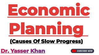 Causes Of Slow Growth Rate Of Economic Planning  Economic Planning  Economics  Indian Economy [upl. by Alil]