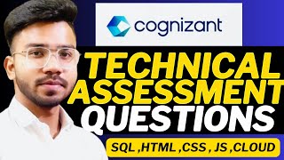 Cognizant Latest Technical Assessment Questions 202425  Cognizant GenC Preparation 2024🔥 [upl. by Latona576]