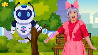 Robot Doctor Song amp Sick Song  MORE  Kids Funny Songs [upl. by Enyr]