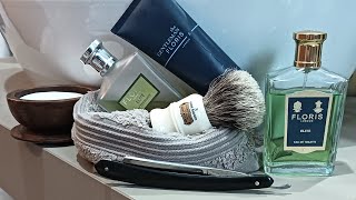 Rasatura Classica contro il logorio dello quotSmart Shavingquot Floris Elite Simpson Duke 3 Pure Badger [upl. by Ayenat]