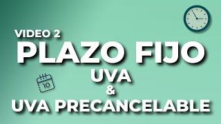 Plazo Fijo UVA y UVA precancelable [upl. by Eednac]