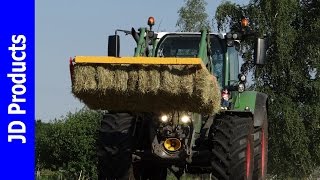 Fendt 720Baaltjes ladenLoading BalesBallen ladenMeijerRibo van KempenPutten [upl. by Korenblat]