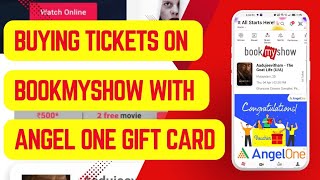 StepbyStep Guide Redeeming Angel One Gift Card for BookMyShow Tickets [upl. by Atirak]