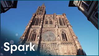 What Makes Strasbourg Cathedral An Architectural Masterpiece 4K  Extreme Constructions  Spark [upl. by Reffinej]