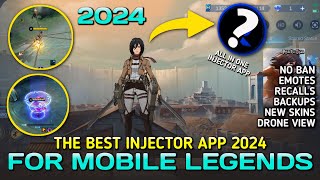 THE BEST INJECTOR APP FOR MOBILE LEGENDS 2024 IS HERE  NO BAN amp EASY TO USE [upl. by Olatha861]