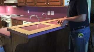 How To Make A Countertop Template [upl. by Eseekram857]