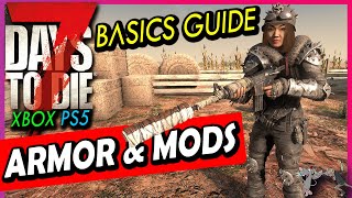 7 DAYS TO DIE XboxPs5 10 Armor Guide Clothing Mods And How To Craft Legendary Gear [upl. by Garfield730]