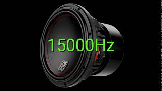 Tone frequency 15000Hz Test your hearing speakersheadphonessubwoofer [upl. by Thynne]