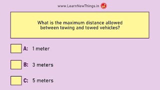 Indian Driving Licence Test Questions amp Answers  Set 112  RTO Exam  Learners License [upl. by Seaton]