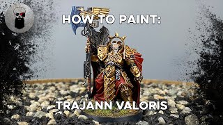 Contrast How to Paint Adeptus Custodes CaptainGeneral Trajann Valoris [upl. by Akinihs]