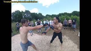 ATRAIN VS BEAUTIFUL SAVAGE KICKBOXING FIGHT GOPRO FOOTAGE [upl. by Alyad76]