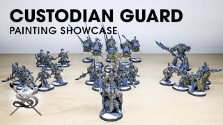 CUSTOM CUSTODIAN GUARD Warhammer 40k Commission Painting Showcase [upl. by Gwendolyn]