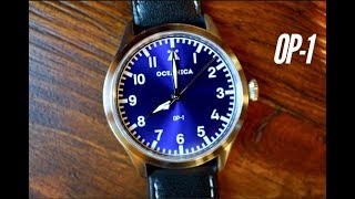 Oceanica OP 1 Automatic Flieger Watch  Pilot Watch incredible price  FIRST LOOK [upl. by Middlesworth]