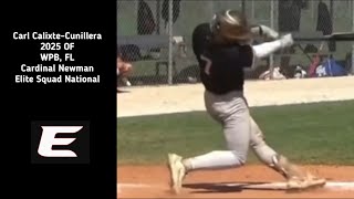 Carl CalixteCunillera Recruiting Video  2025 OF  68 60  93 Arm Velo  West Palm Beach FL [upl. by Auqkinahs554]