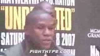 FLOYD MAYWEATHER VS RICKY HATTON NEW YORK PRESS CONFERENCE [upl. by Blain136]