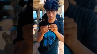 USING PRAWNS TO CATCH BIG FISHES IN SEA Fish huntingfishing Telugublogger [upl. by Nellda]