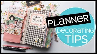 Planner Decoration Tips  Decorating Made Easy [upl. by Llerad951]