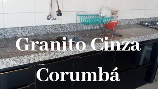 Cozinha em granito cinza Corumbá [upl. by Nessnaj]