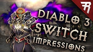 Diablo 3 Eternal Collection Nintendo Switch Impressions amp Gameplay [upl. by Sellma]