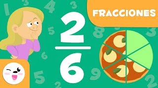 Fracciones para niños  Aprende las fracciones con pizza  Introducción [upl. by Pierro]