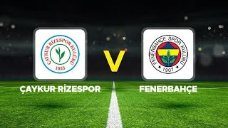 ÇAYKUR RİZESPOR 05 FENERBAHÇE MAÇ ÖZETİ İZLE GOLFRED3EDİN DZEKOTADİC [upl. by Brebner720]